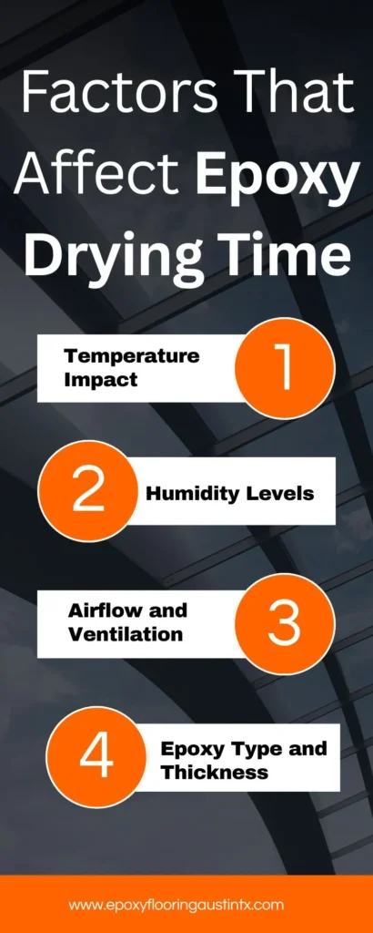 Factors That Affect Epoxy Drying Time
