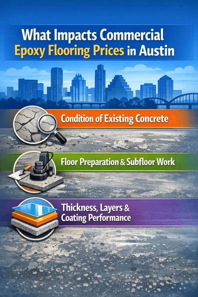 Commercial Epoxy Flooring Prices in Austin, Texas 1 What Impacts Commercial Epoxy Flooring Prices in Austin
